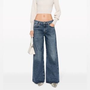 Agolde Clara Organic Cotton Low Rise Baggy Jeans